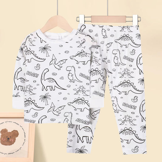 Custom DIY Coloring Pajamas for Boys (Ages 3–8)