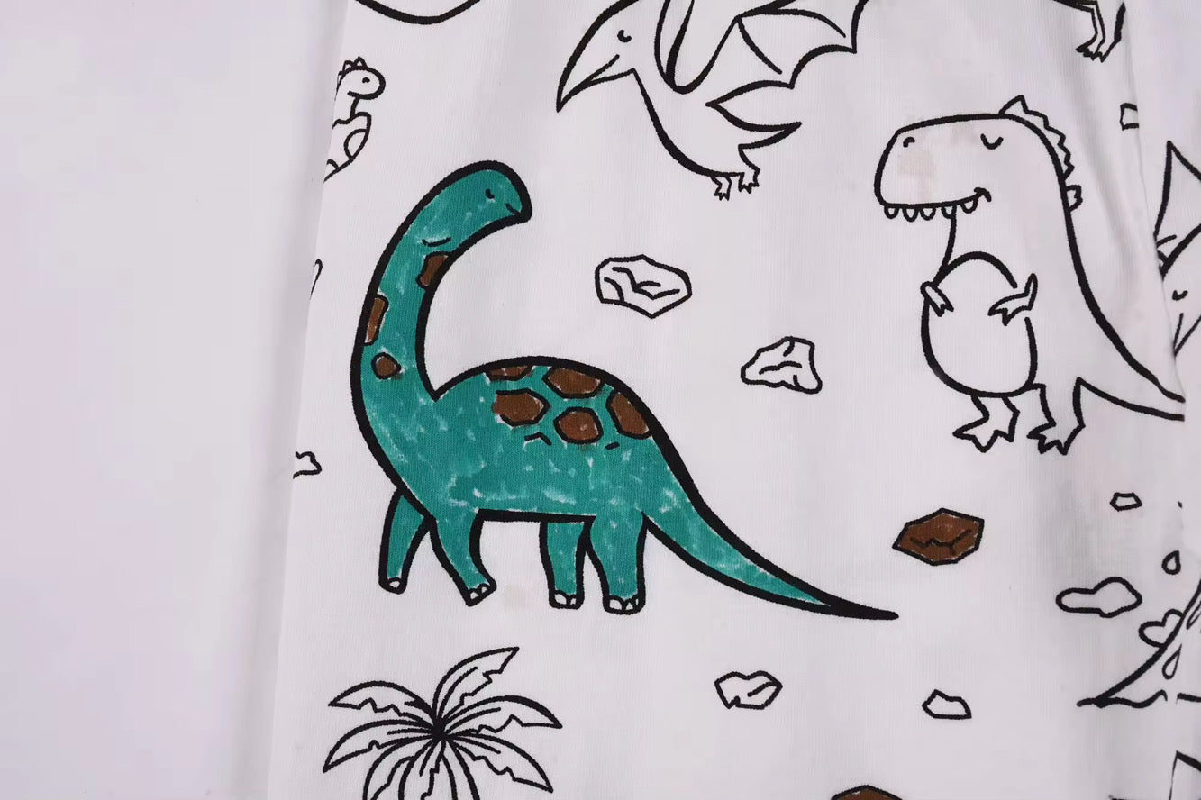 Custom DIY Coloring Pajamas for Boys (Ages 3–8)