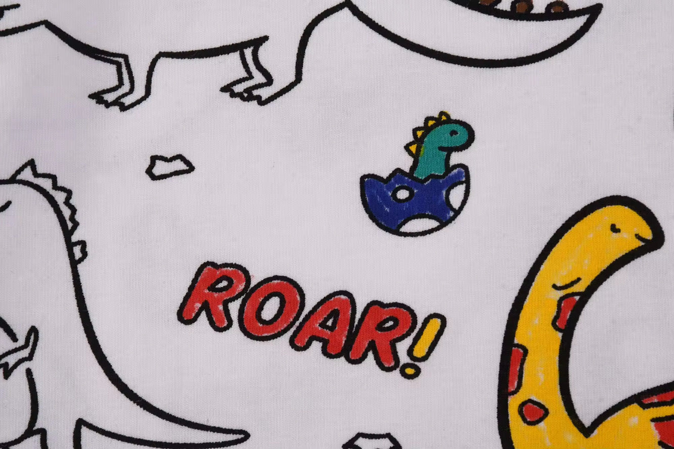 Custom DIY Coloring Pajamas for Boys (Ages 3–8)