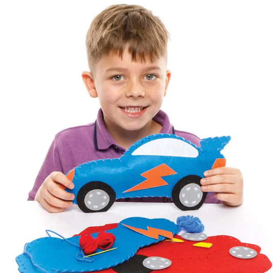Racing Car Cushion Sewing Kits