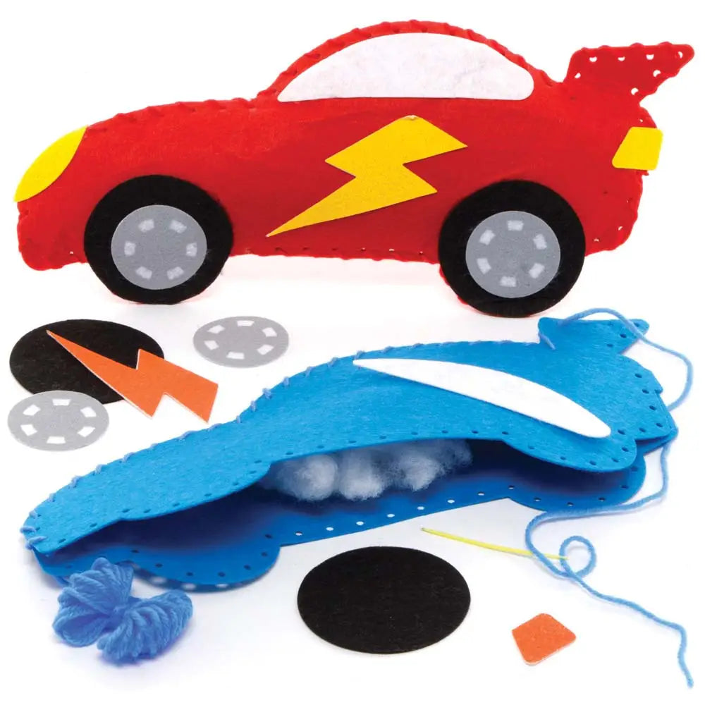 Racing Car Cushion Sewing Kits