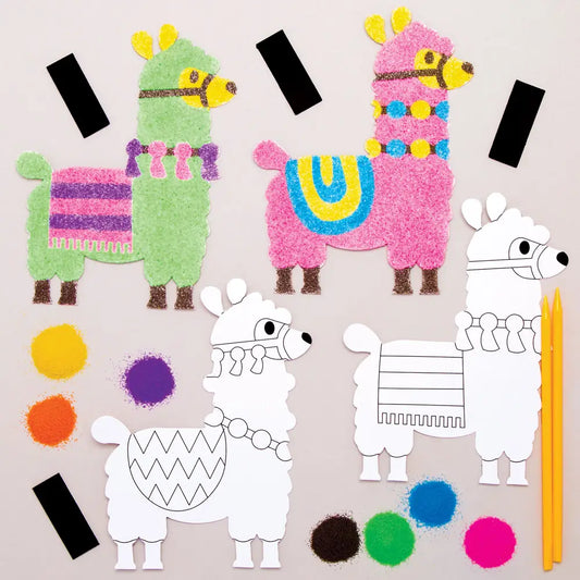 Lovely Llama Sand Art Magnet Kits