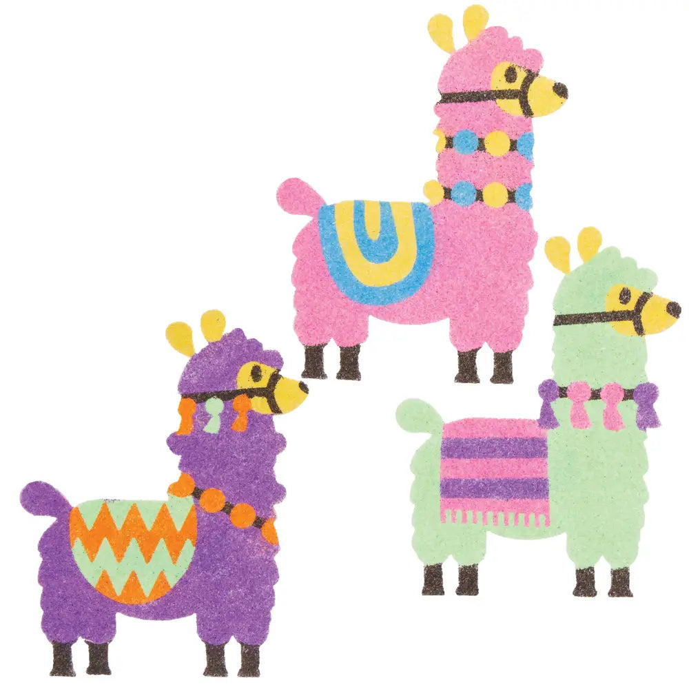 Lovely Llama Sand Art Magnet Kits